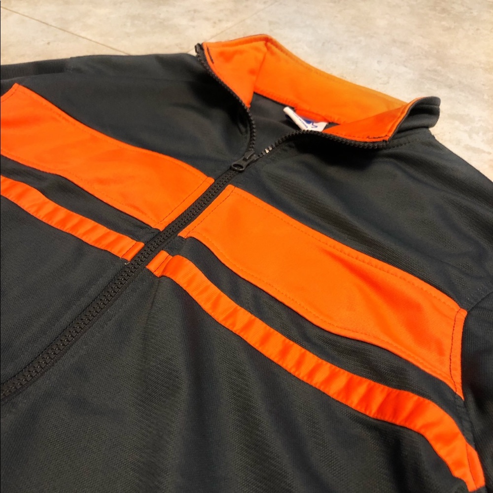 ⬇️ STARTER - Grey/Orange Track Jacket